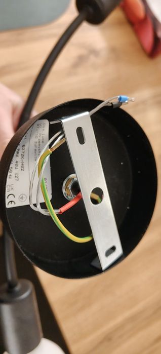 Lampa czarna mat