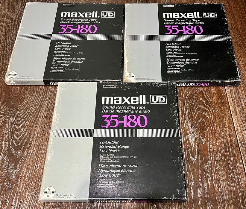 Катушки магнитофонные. Бобины. Maxell. 26,5 см.