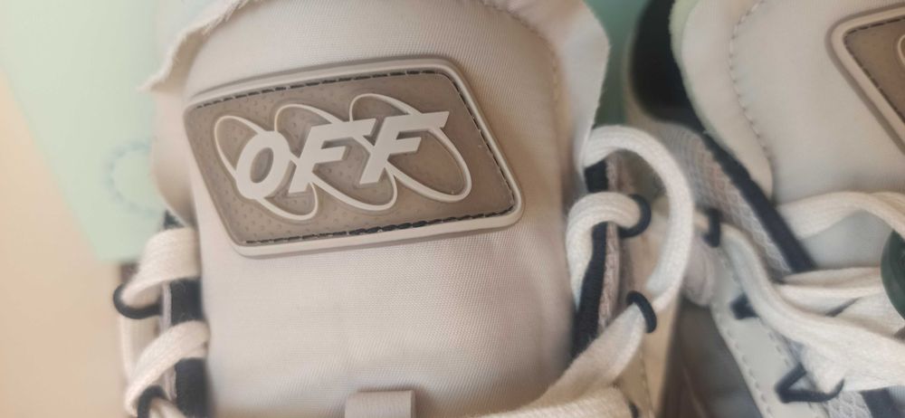 (r.42) Nowe buty Off-White Sneakersy Biały Beżowy off white