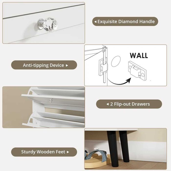 Nowa szafka na buty / obuwnik / regał / szafa / organizer !A2700!