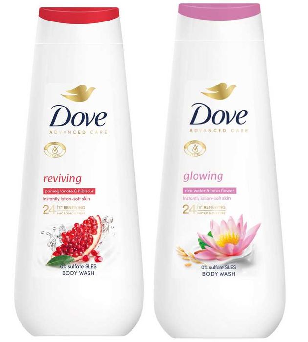 2x 400 Dove Żel pod prysznic Replenishing MIX zapachów