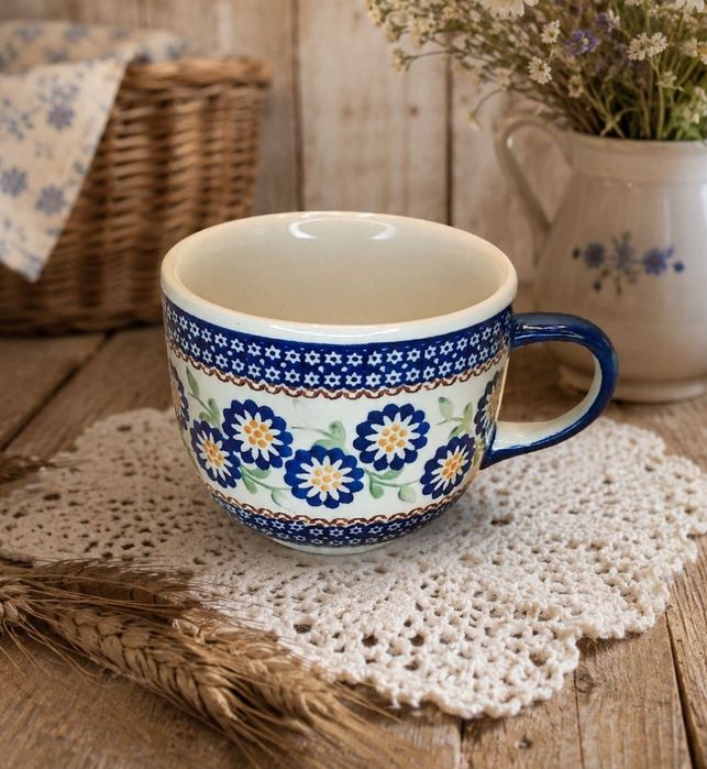 Kubek filiżanka ceramiczna duża 330 ml Jumbo ceramika Bolesławiec