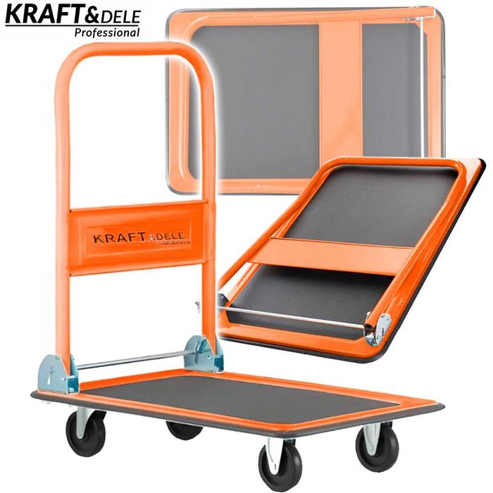 KRAFT&DELE Wózek Transportowy Magazynowy Platformowy 150kg KD3091