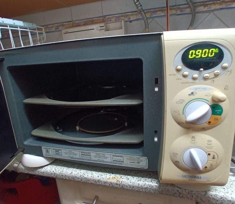 Microondas USADO Moulinex optimo duo (ver descrição)