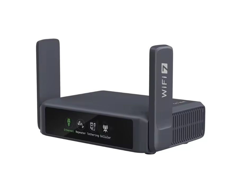 Мобільний роутер GL.iNet Slate 7 GL-BE3600 Wireguard OpenVPN 2.5G + Дорожній чохол