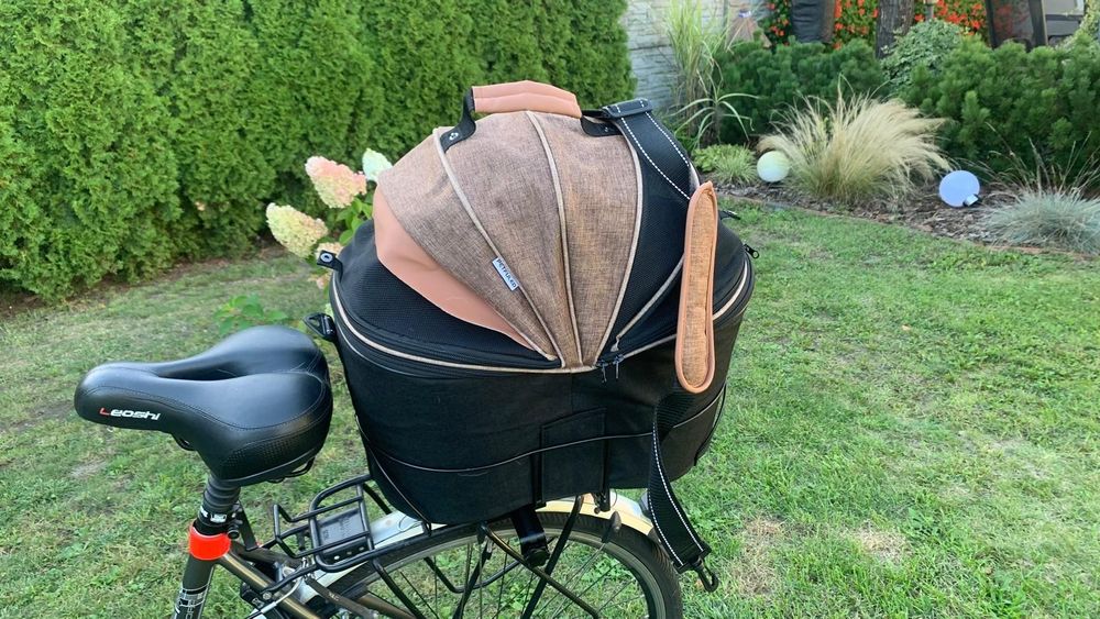 Kosz na rower dla psa lub kota