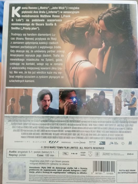 Film DVD Syberia Keanu Reeves