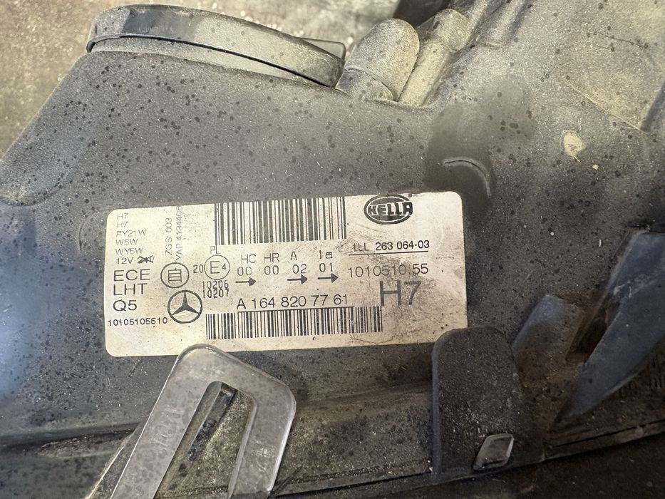 Lampy Mercedes ml w164 lift h7