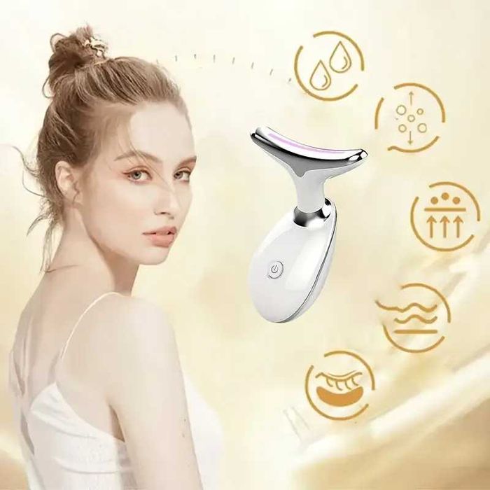 Massageador Facial e de Pescoço.