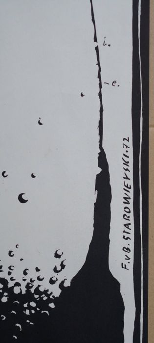 Stary oryginalny Afisz teatralny - Arystofanes (żaba) F. Starowieyski