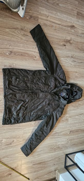 CRAGHOPPERS kurtka męska ciemna zieleń rozmiar XL wymiary na zdjęciach