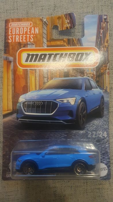 Audi E-Tron, Matchbox, European Streets, nowe, oryginalnie zapakowany