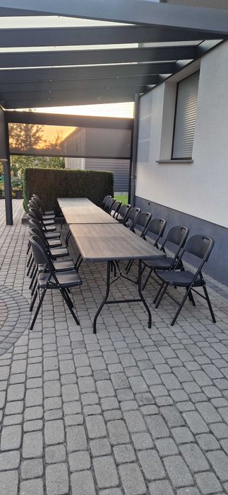 Wynajmę stół i krzesła cateringowe