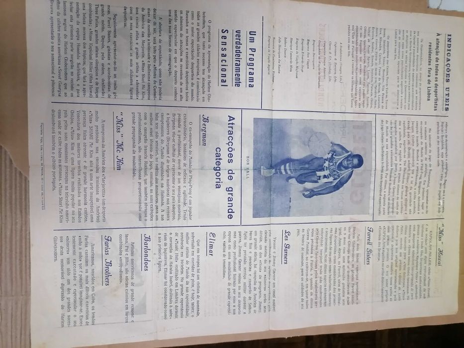 SPORTING Apresenta Os HARLEM GLOBETROTTERS! 1955 Pavilhão Desportos