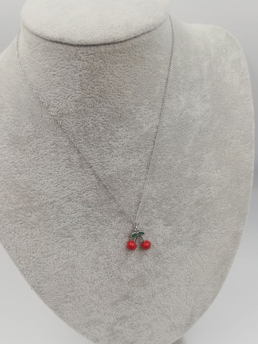 Naszyjnik stal chirurgiczna Xuping z wisienkami