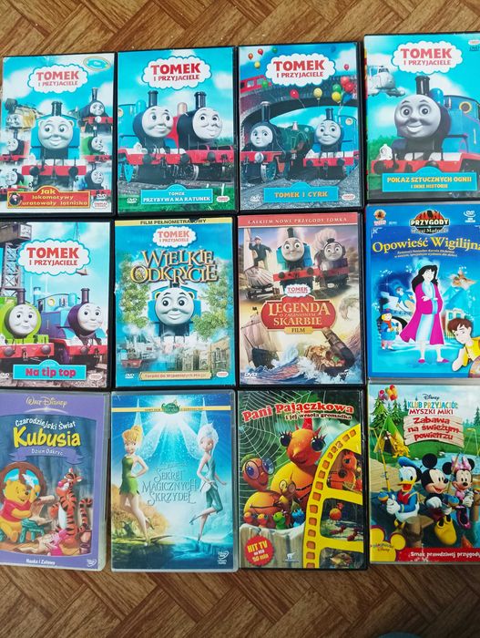 Bajki dla dzieci CD Tomek i przyjaciele 12 sztuk