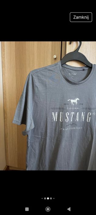 Mustang t-shirt XL Stan idealny