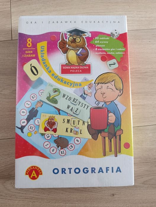 Ortografia - układanka edukacyjna gra Alexander