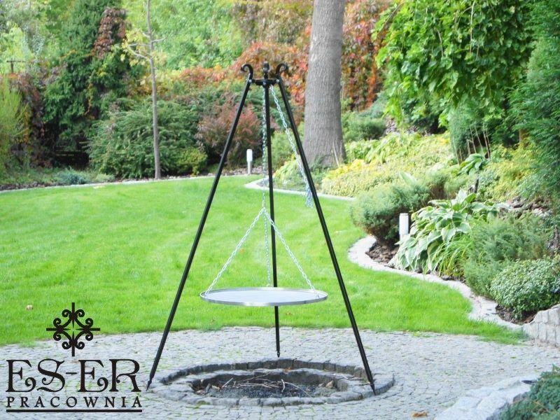 Grill ogniskowy Piotr z rusztem nierdzewnym 70cm ES-ER