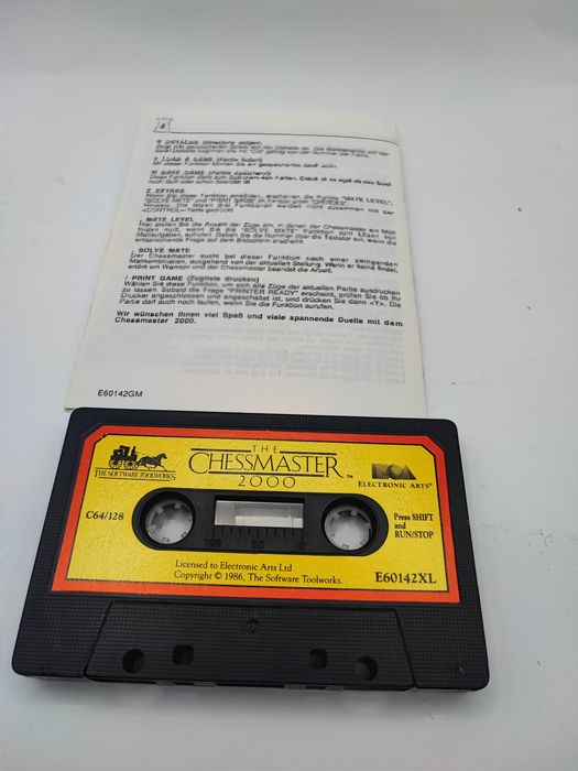 THE CHESSMASTER 2000 - Commodore 64/C128