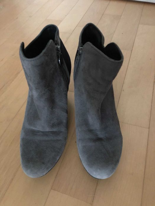 Botki Geox Respira, zamsz, szare, 37,5 (pasują na 38)