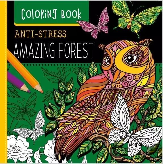 Kolorowanka Antystresowa 250X250 Amazing Forest Tw. Nowy Produkt