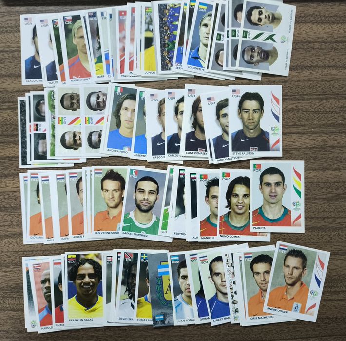 108 cromos diferentes mundial 2006 panini
