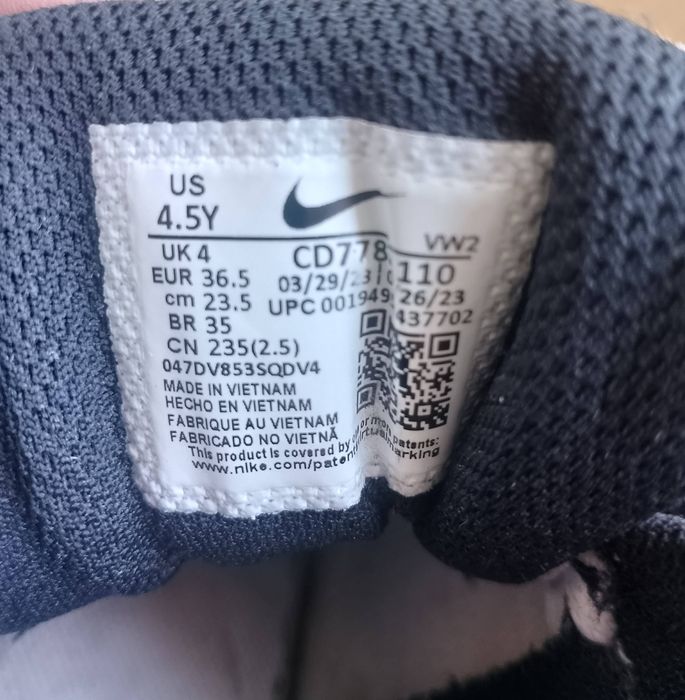 Buty Nike 36.5 dziecięce dla dziecka