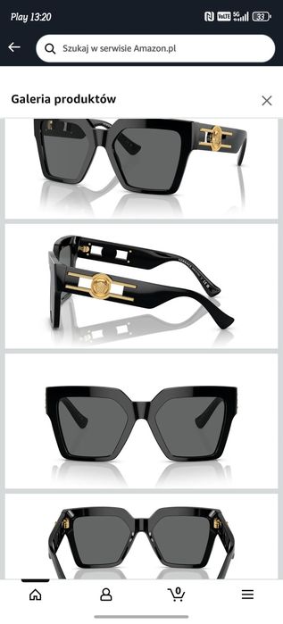 CENA OSTATECZNA 650 Nowe okulary Versace