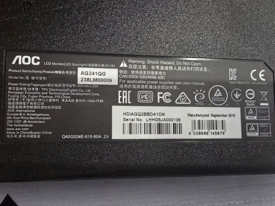 Monitor Gamingowy AOC