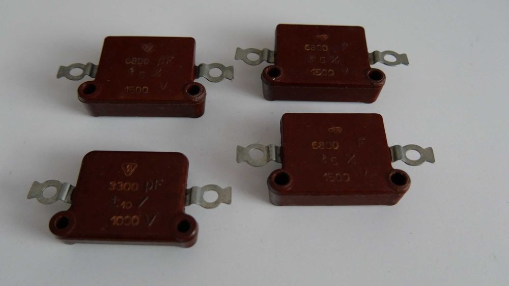 kondensatory mikowe KSO-7 (3,3nF/1500V), KSO-8 (6,6nF/1000V).