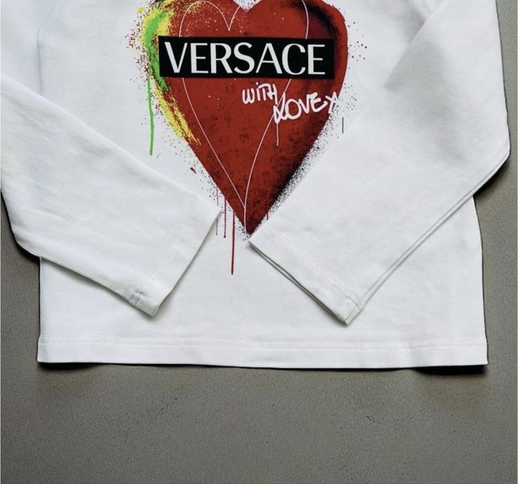 Оригінальний лонгслів Versace на зріст 86 см