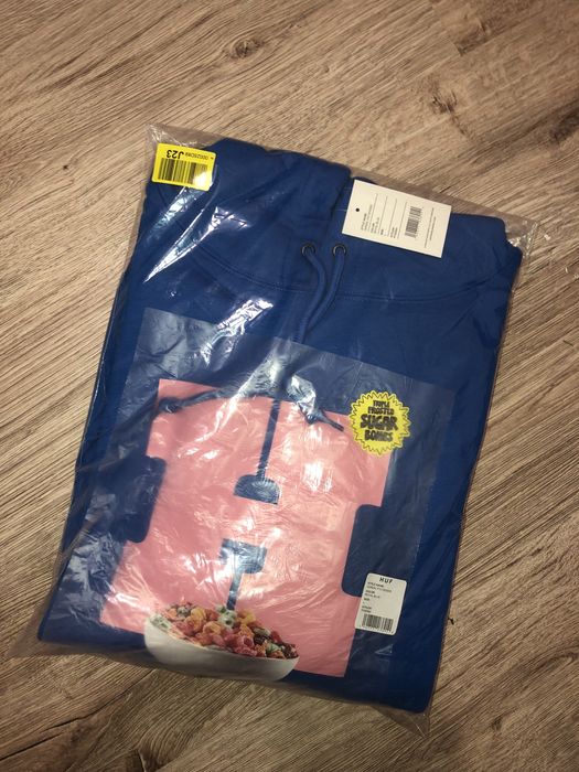 HUF hoodie bluza niebieska nowa z metką
