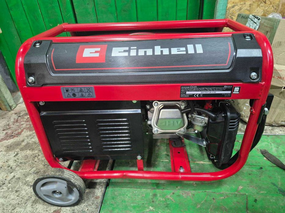 Генератор 3.1кВ бензиновий Einhell TC-PG 35/E5, 230В (1 фаза) 3.1кВ