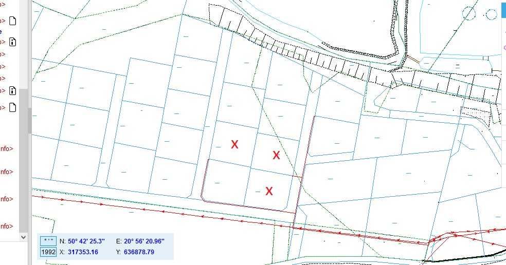 Działka rekreacyjna ok 900 m² ( prąd na działce ) - Widok 2