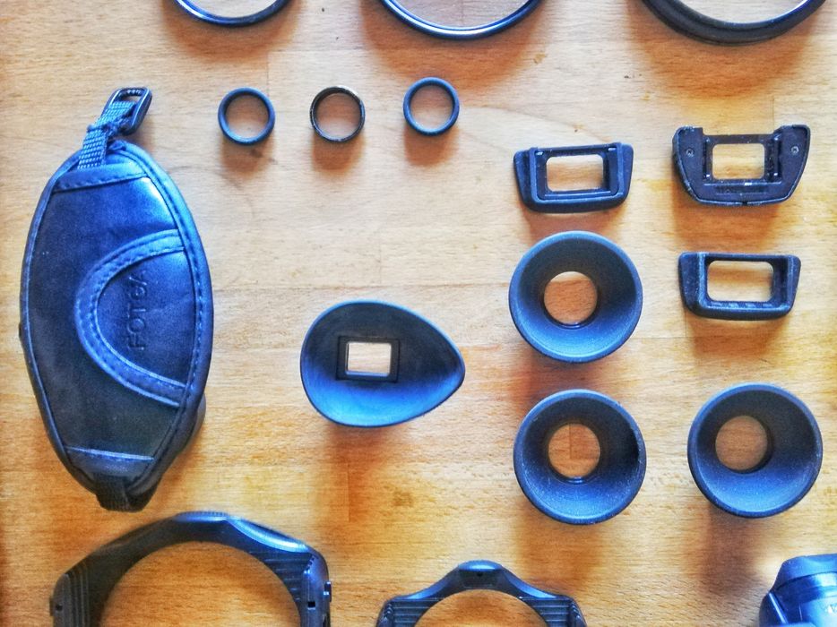 Lote acessórios material Fujifilm Canon Nikon