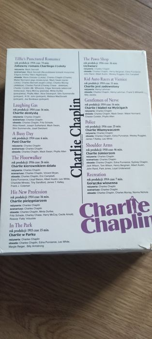 Charlie Chaplin wydana na DVD w serii Kartonowy Klasyk
