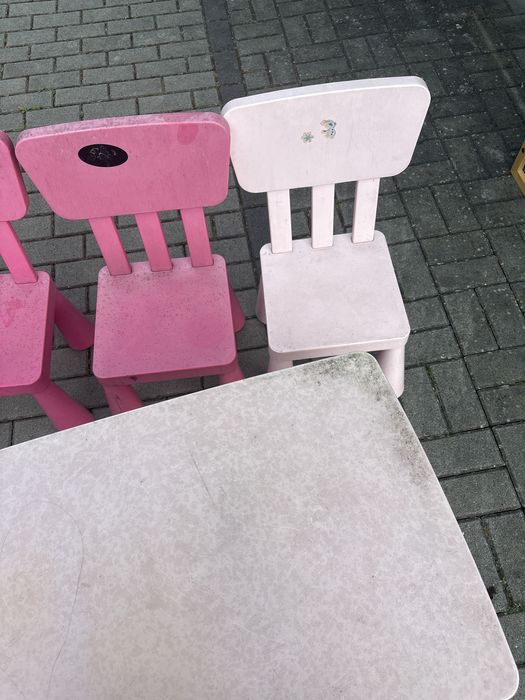 Stolik krzesełka dla dzieci ikea