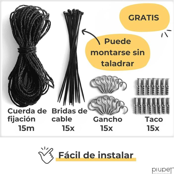 Rede para proteção de gatos