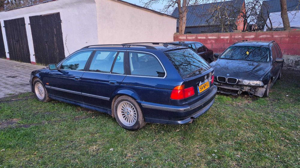 Części BMW E39 528i 2.8i M52 193KM Cała na części Biarritzblau