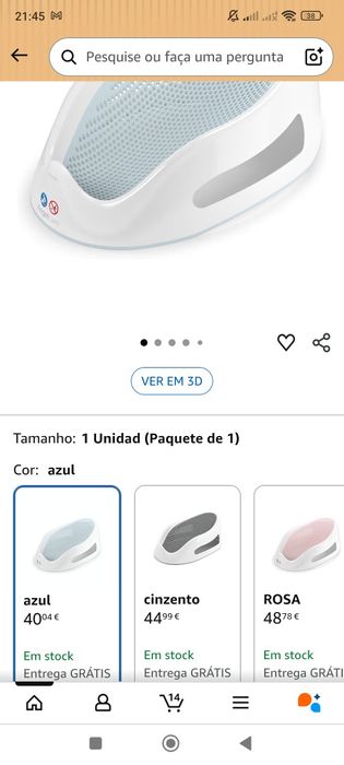 Artigos de bebé variados