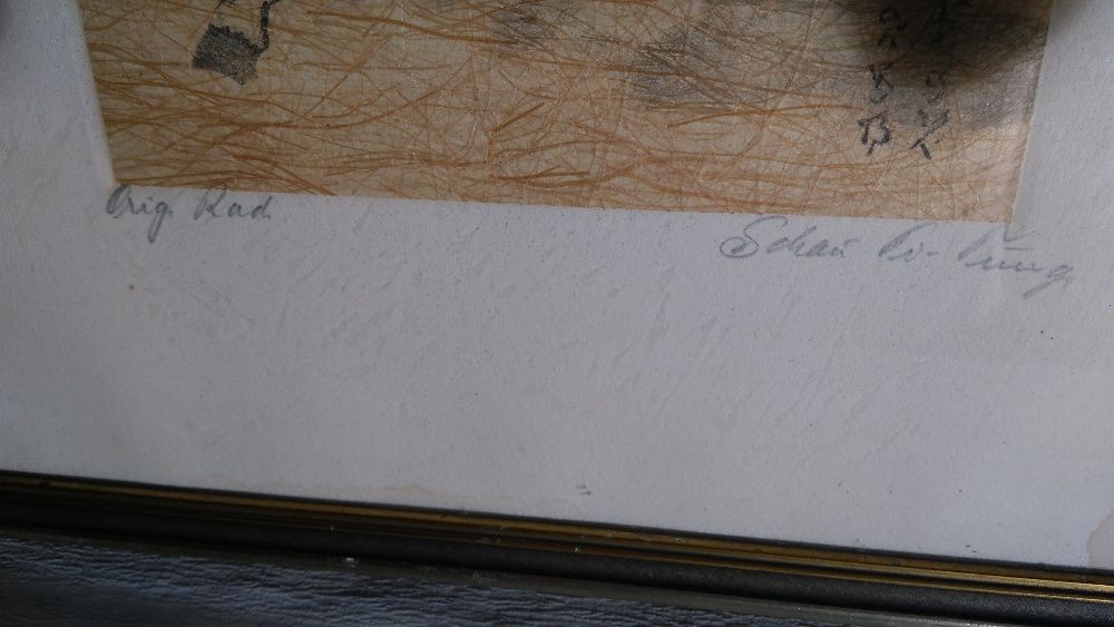 Obraz , Koń , grafika , sygnowana , cena 350 zł.