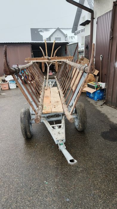 Wóz konny drabiniasty znaczniki do ziemniaków