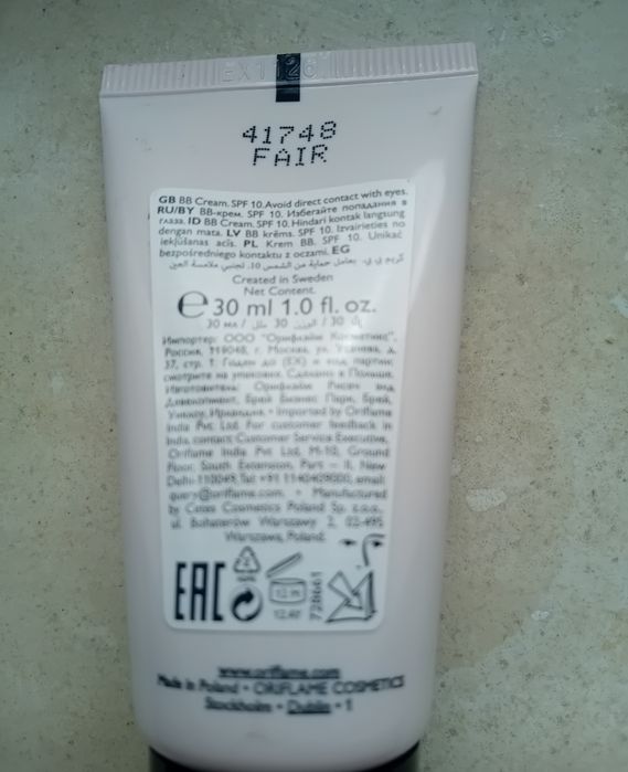 Creme BB novo  para rosto