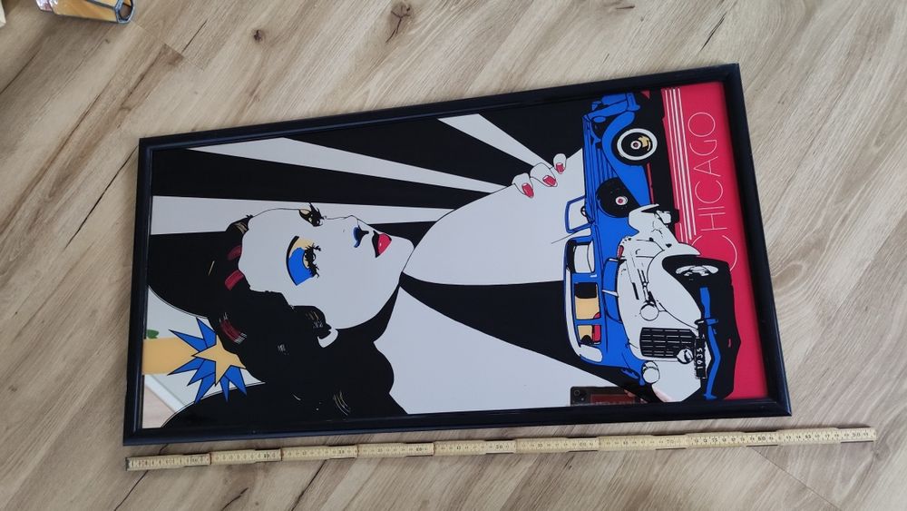 Quadro Espelho Art Deco  Antigo