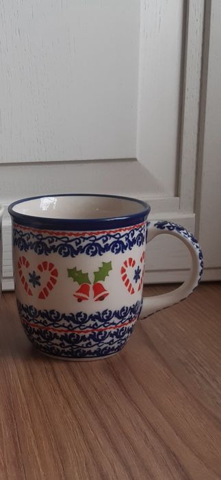 Kubek Bolesławiec unikat