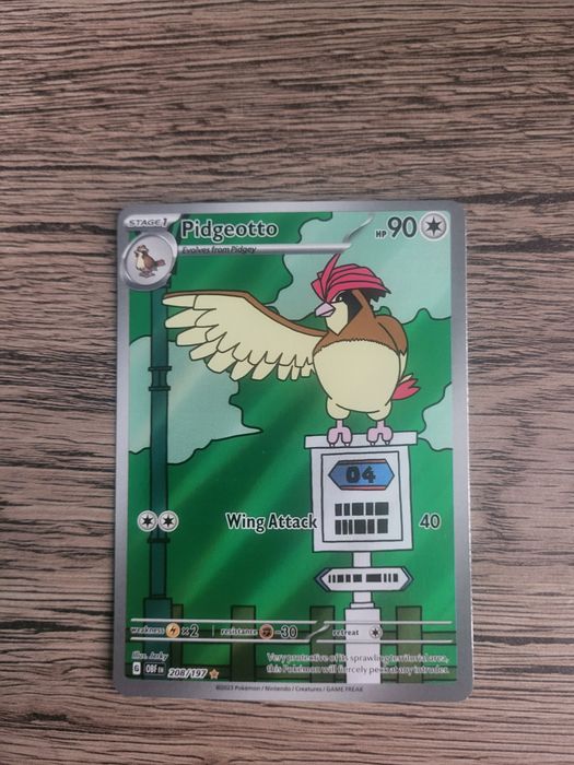 Karta Pokemon Pidgeotto