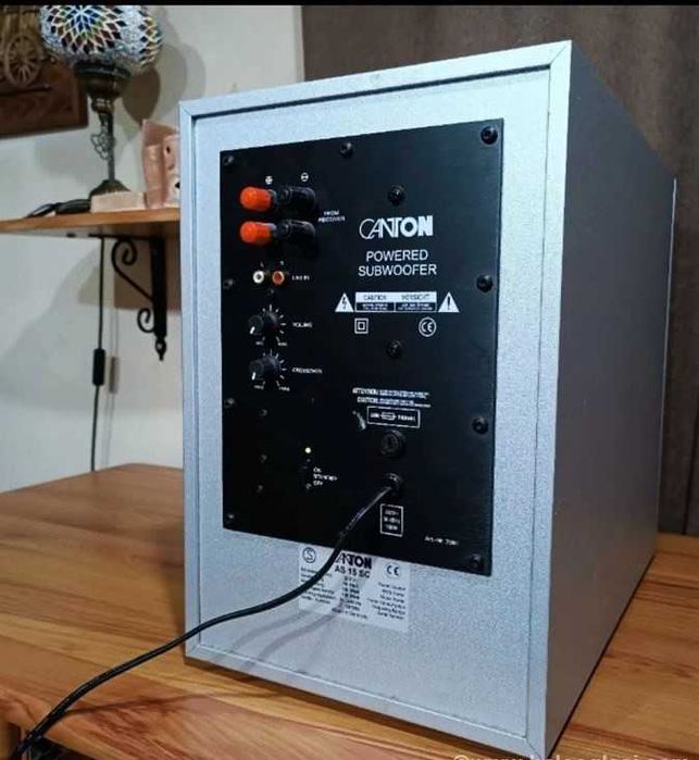 Niemiecki subwoofer aktywny Canton Sub Auto ON/OFF głośnik subufer