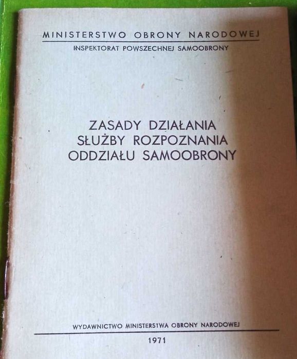 Zasady działania służby rozpoznania oddziału samoobrony