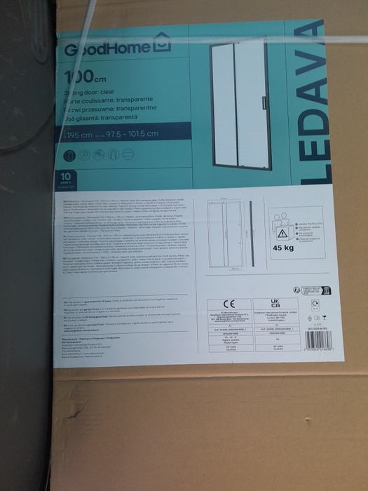 Drzwi przesowne prysznicowe